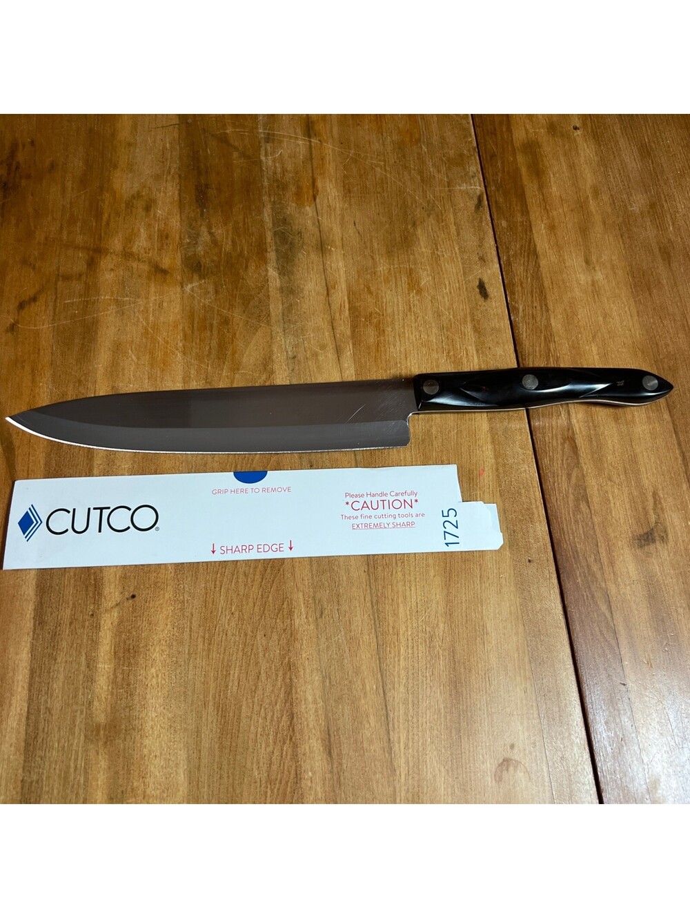 Cutco 9 1/4" Large French Chef Knife #1725 FRESHLY SERVICED BY CUTCO SERVICE